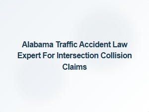 Alabama Intersection Collision Accident Law Expert