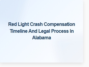 Red Light Crash Compensation Timeline and Legal Process in Alabama