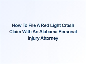 How to File a Red Light Crash Claim in Alabama